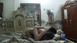 Paki Wife Fucks Servant While Husband Watches Via Video Call - Blonde Moment