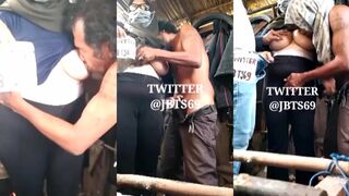 Hijab Ngewe Bertiga Sama Gembel