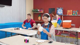 Nia Bleu - Ceramics Sluts Sneaks A Fuck With Best Boyfriend Ever XXX