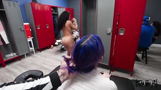 Claire Black, Audrey Black And Spiraling Spirit - The Locker Room XXX
