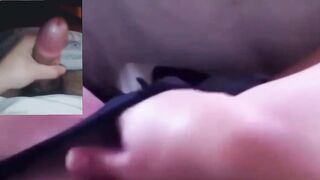 Mi Amiga y Yo Nos Corremos a la Vez por Webcam