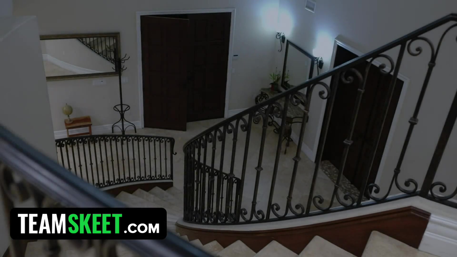 TeamSkeet Labs - Blindfolded Buxom Blonde Gets Dominated By Couple In Their Bed - Ful