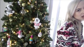 Little Blonde Step Sister's Christmas Present - Aria Banks - Family Therapy