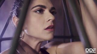 Marta La Croft Caged To Suck