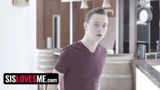 Sexy Stepsis Anya Krey Gets Creampied By Stepbro After He Caught Her Masturbating