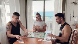 We were playing monopoly and she went to bankrupt