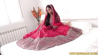 not just indian spices are hot but this bride is hotter
