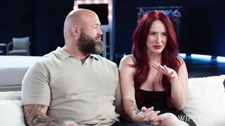 Peach – Redheaded Hotwife Gets BBC Tag Teamed