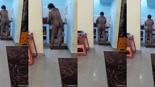 big ass milf working nude