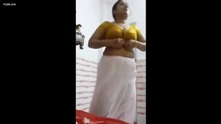 chubby milf strip tease