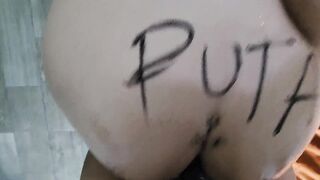 Soy una puta anal, quiero la verga y el brazo de mi hombre dentro de mi ojete