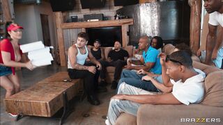 Angela White – Pizza Party Blowbang