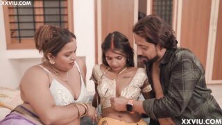 Rozi and Sanjana Wife and Step Sis Uncut