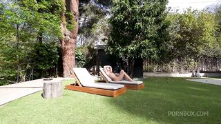 Lily Phillips - Hot British Step Sister Having Outdoor Sex While Sun Bathing