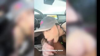 Slut Takes BBC In Car. auhneesh_nicole