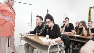 Brittany Bardot and Anna de Ville - A Xmas Karol Past, BWC, Fist, DAP, TAP, Gapes