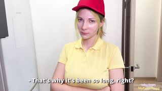 Me follé a una repartidora de Pizzas como una forma de compensar su pérdida LikaBusy