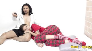 18 YO Teen Sister RIMS, SUCKS and FUCKS stepBro this Christmas