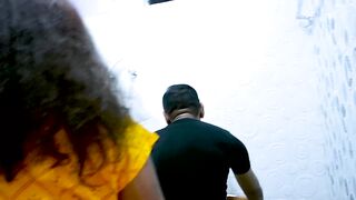 Indian BBW Housewife Wait for Her Plumber to Do Work Her Bathroom Uncut