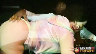 Curvy Barbi and Rome Major - Jogging Hotwife Car Ride