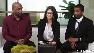 Sienna Rae - BBC Hungry Boss Lady Gets DPed - Conspiracy