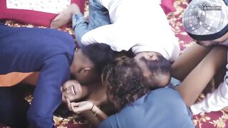 Sanjana Mishra 4On1 Hot Gangbang Uncut