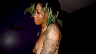 Ebony Locs Amazing Sexy Dick riding