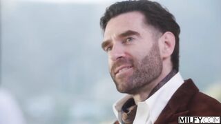 Armani Black & Matty Mila Perez - Naughty MILF & Cutie GF Riding Young Stud's Cock