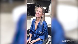 Harlie Hotwife - Blonde Babe Holds Hubby's Hand While Getting Fucked