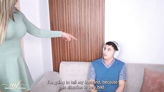 Monique Fuentes - Inexperienced Stepson Gets Fucked Raw By His Perverted Stepmom