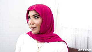 Diabella Eclair - Wet Through Her Yoga Pants, Hijabi Mylf Fucks Her Trainer in Secret