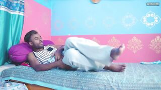 Simran Desi BBW Step Mom Shares Bed With Her Two Step Sons Uncut