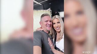 Britt Ramsey – Confident Blonde Hotwife Performs For Her Man