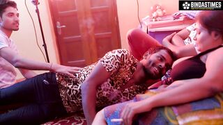Sucharita Bhattacharya Sonagachi 3On1 Gangbang Uncut