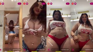 Aditi Mistry Nude Boobs and Pussy Slip in Cherry Top