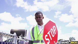 Crossing Guard Fucks a Big Butt -- Rose Monroe xxx