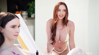 Melanie Marie, Della Cate, Hazel Moore – College Hotties Get Plowed In Hardcore Orgy