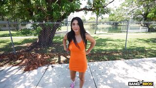 Zarina Noir – College Student Does It All On The BangBus