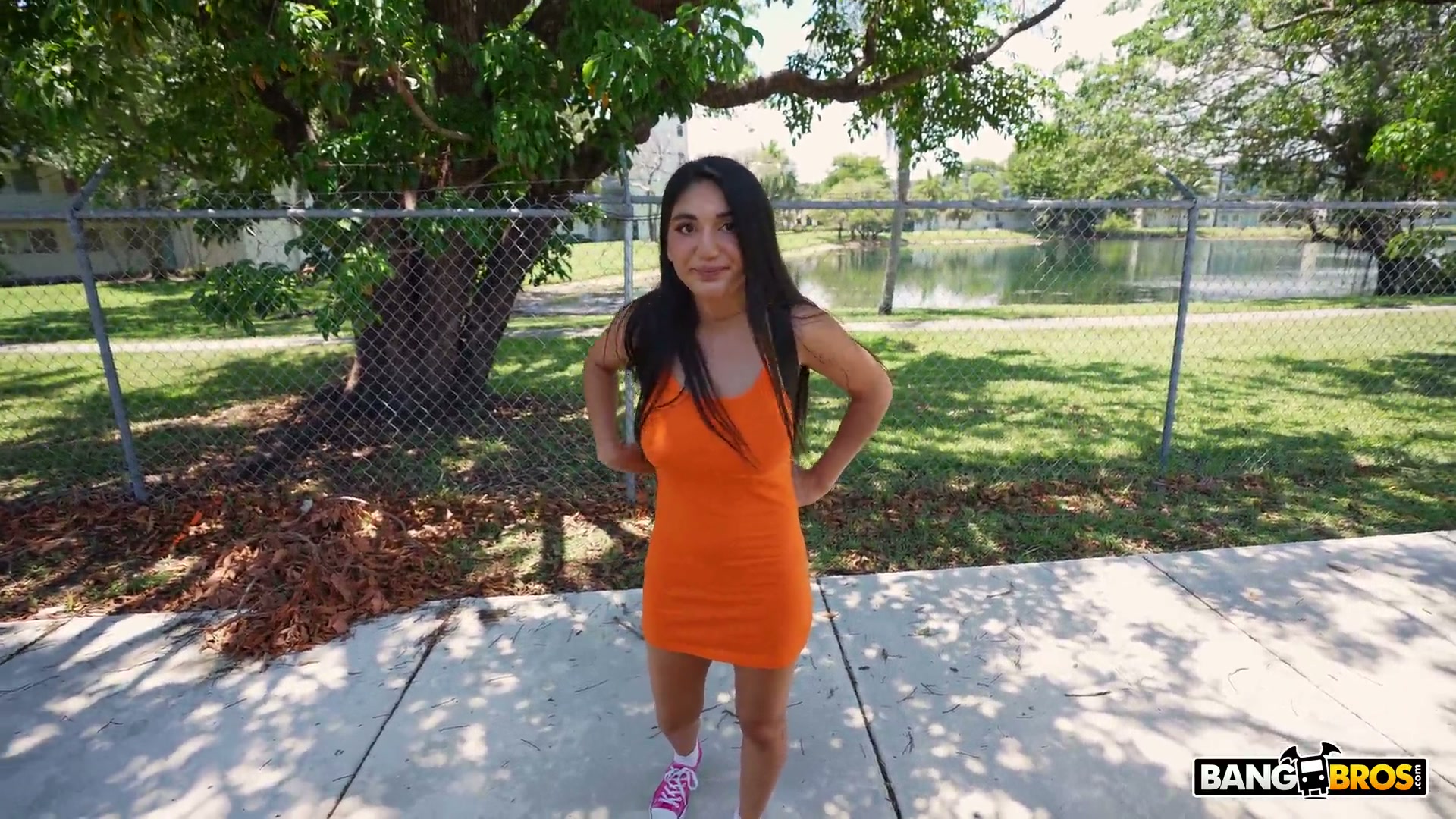 Zarina Noir – College Student Does It All On The BangBus