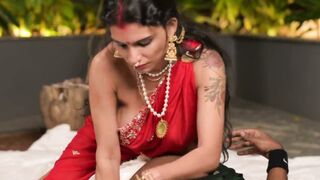 Resmi R Nair Red Dress Uncut