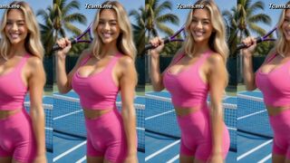Isabelle Reyes Ass Tease In Tennis Court