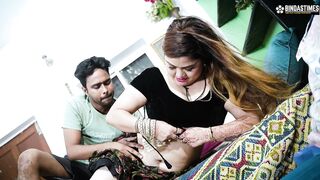Simran BBW Hindu Bhabhi Gets Fucked By Her Muslim Lover and Takes Cumshot In Mouth