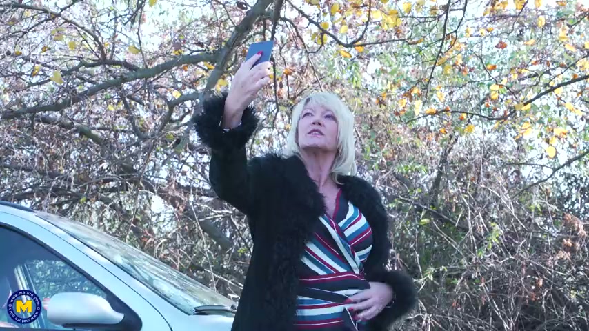Uk granny blonde dogging gangbang
