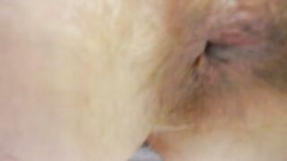 Homemade hairy granny ass fucked