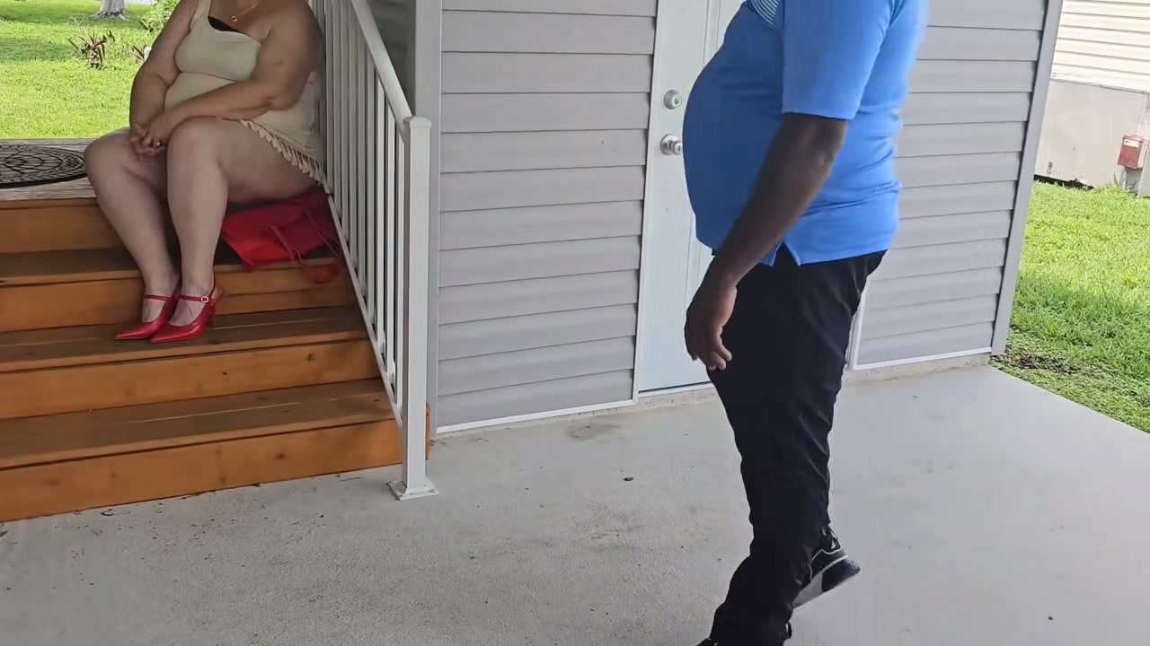 Homemade mature Bbw interracial creampie