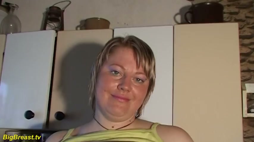 Big tits Monika mounds dildo solo