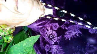 Homemade Chinese granny fucked outdoors