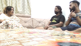 Rozi Hindu Housewife In a Threesome With Two Of Her Muslim Neighbors Uncut