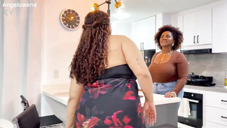 Hanna Miills - Latina BBW MILF Fucking a Young Boy